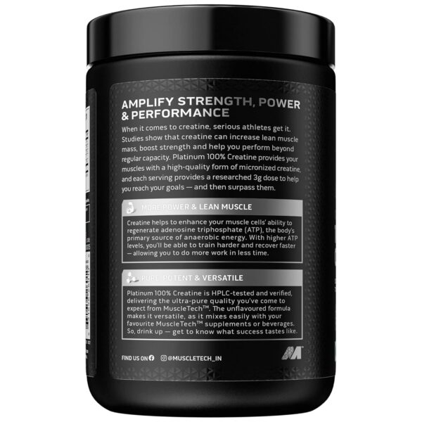 Musletech Creatine | 250g | Unf - Image 3